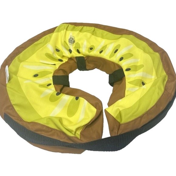 Inflatable Dog Cone Alternative After Surgery Inflatable Waterproof Kiwi Collar - Picture 9 of 10